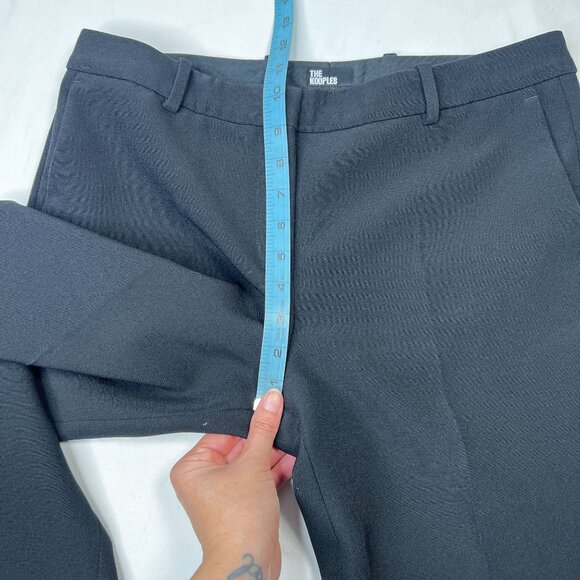 NWT The Kooples Classic Crepe Stretch Dress Pants Professional Black FR 40 US 8 - Picture 6 of 12